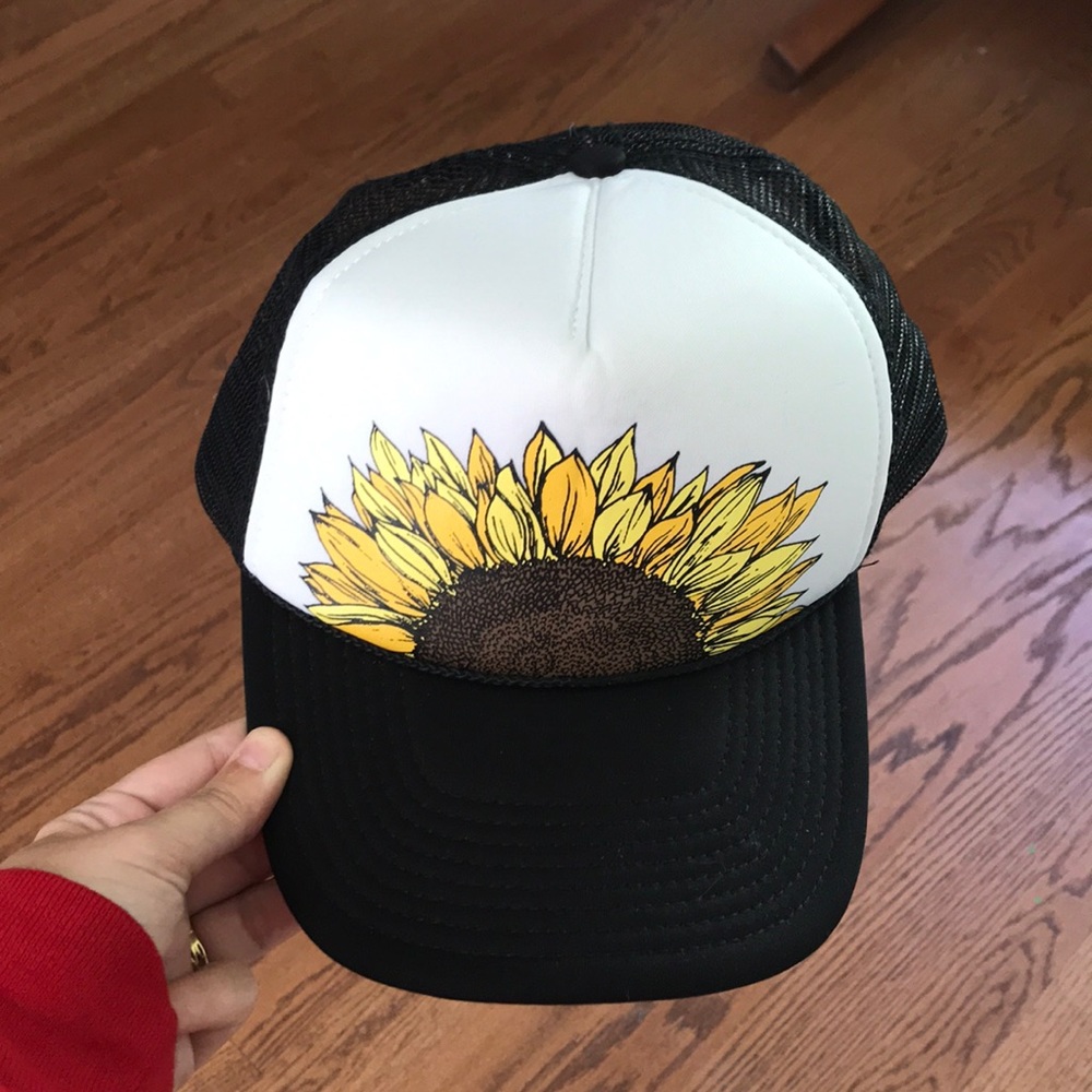o’neil sunflower trucker hat OS
